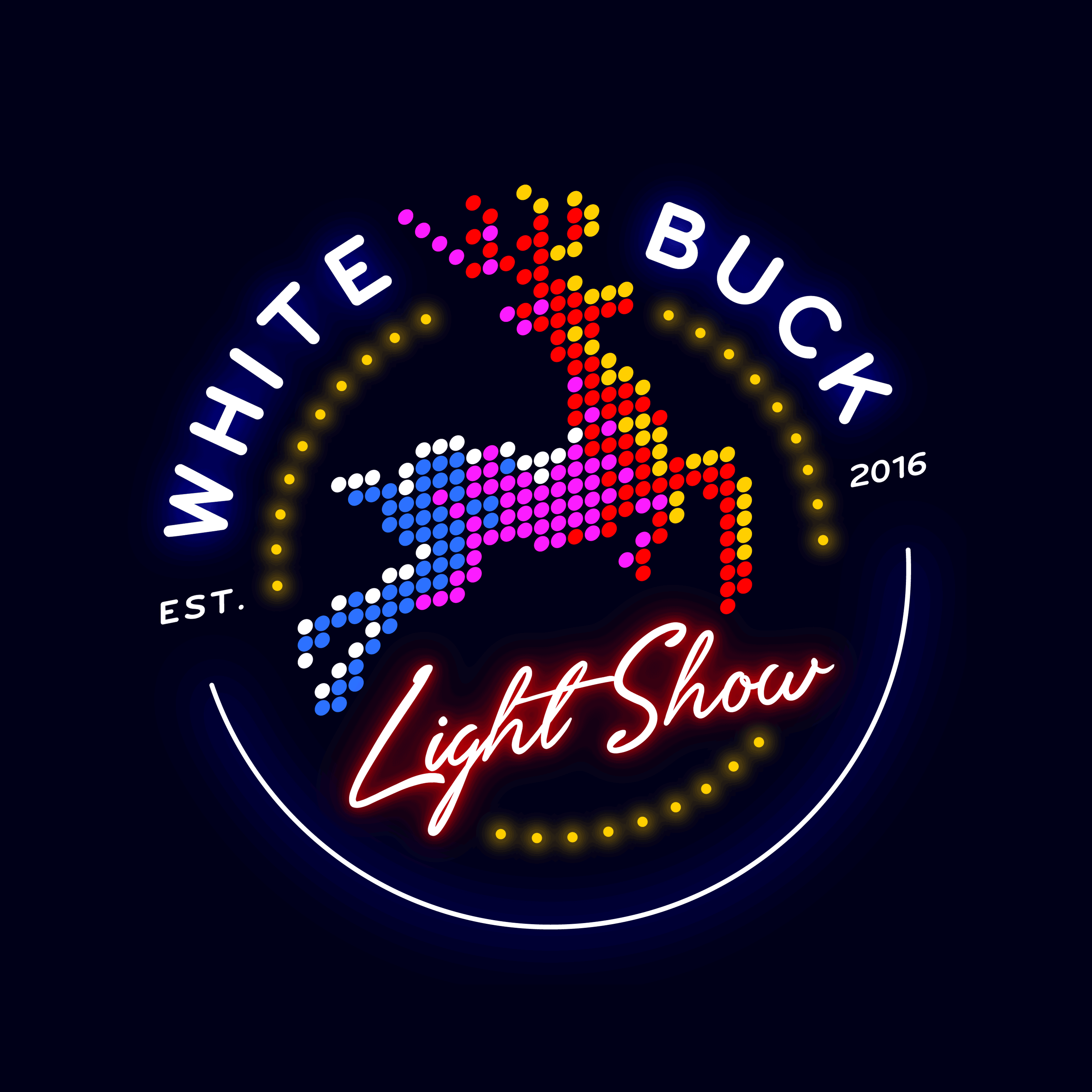 White Buck Light Show